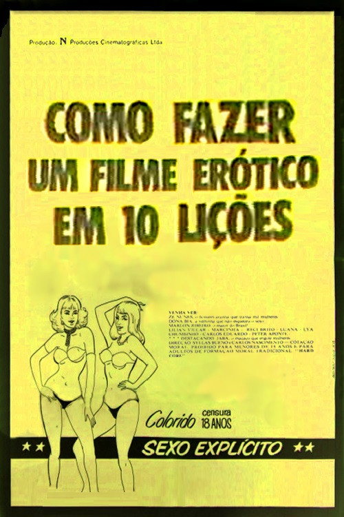 Movie poster for Como Fazer um Filme Erótico em 10 Lições (1987)