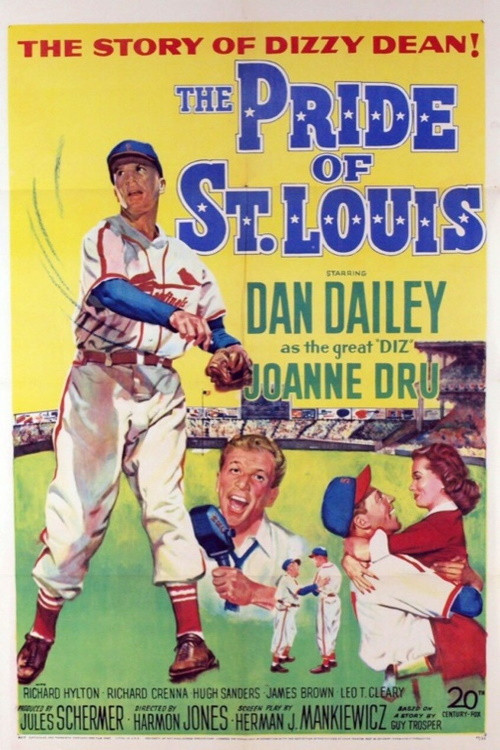 Movie poster for The Pride of St. Louis (1952)