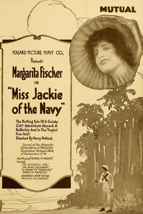 Movie poster for Miss Jackie of the Navy (1916)