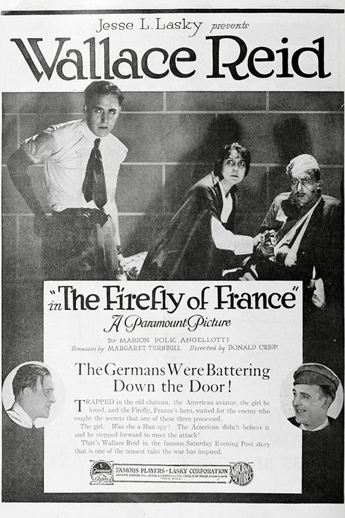 Movie poster for The Firefly of France (1918)