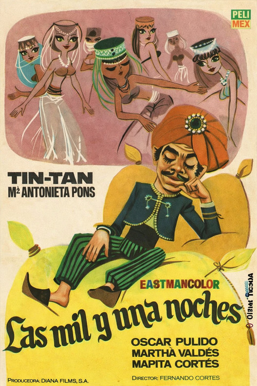 Movie poster for Las mil y una noches (1958)