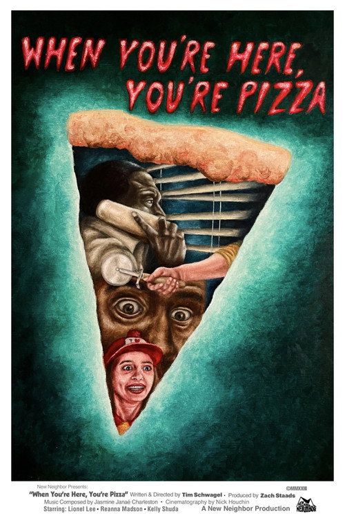 Movie poster for When You’re Here, You’re Pizza (2023)