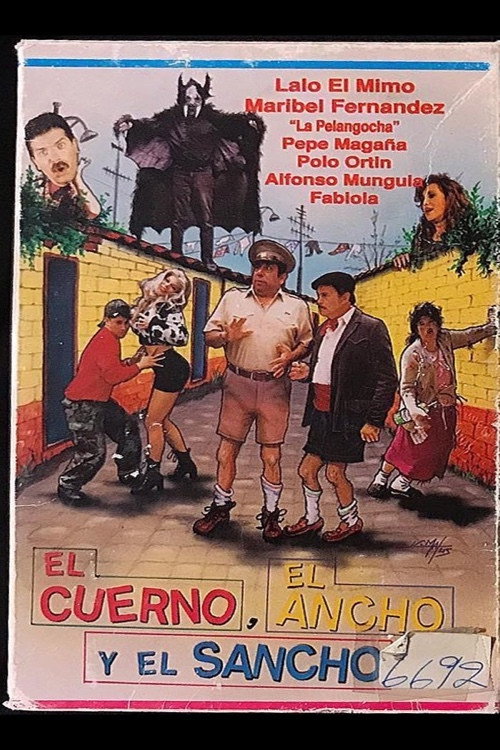 Movie poster for El cuerno, el ancho y el sancho (1996)