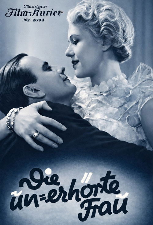 Die un-erhörte Frau poster