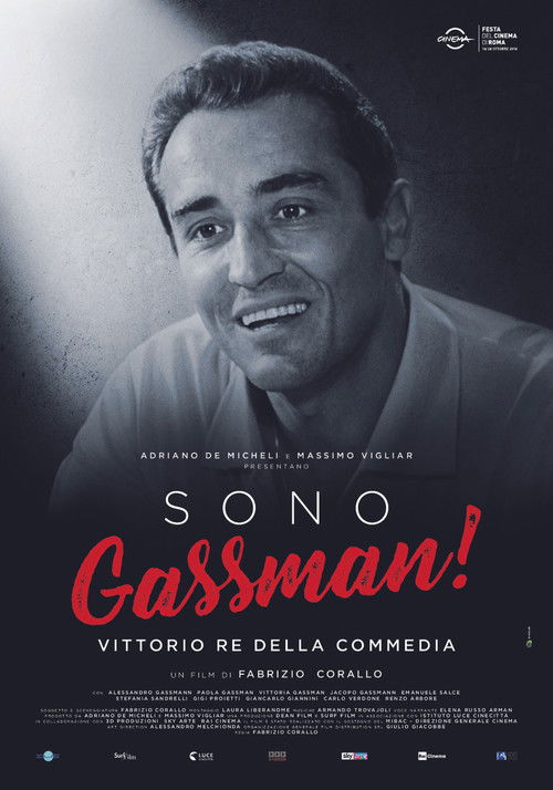 Movie poster for Sono Gassman! - Vittorio re della commedia (2018)