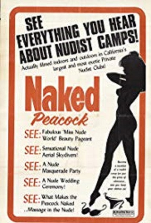 Movie poster for The Naked Peacock (1975)