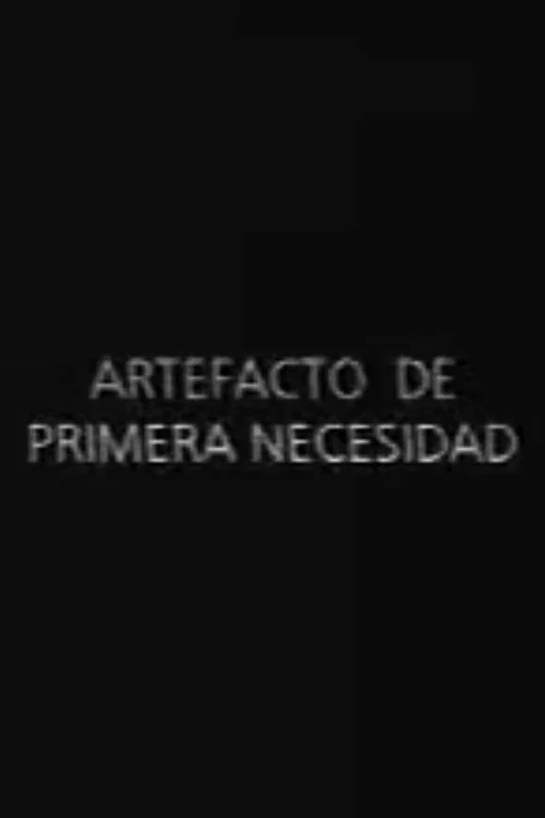 Movie poster for Artefacto de primera necesidad (1994)