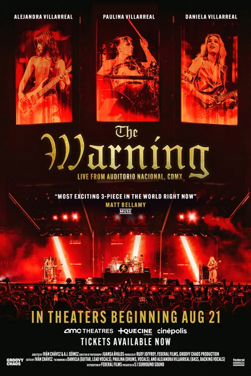 Movie poster for The Warning Live From Auditorio Nacional, CDMX (2025)