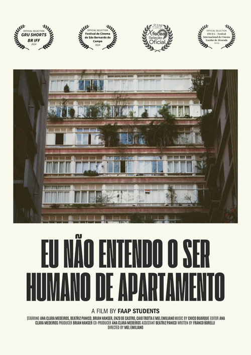 Movie poster for Eu não entendo o ser humano de Apartamento (2024)