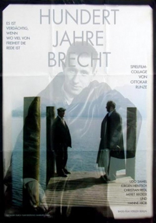 Movie poster for Hundert Jahre Brecht (1998)