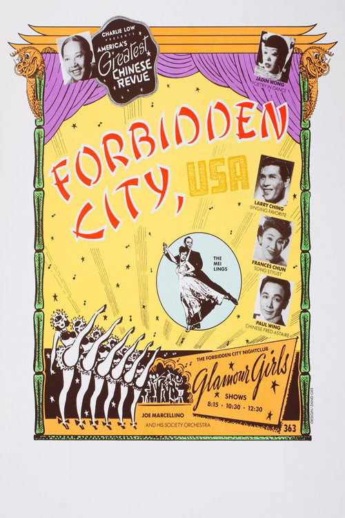 Movie poster for Forbidden City, U.S.A. (1989)
