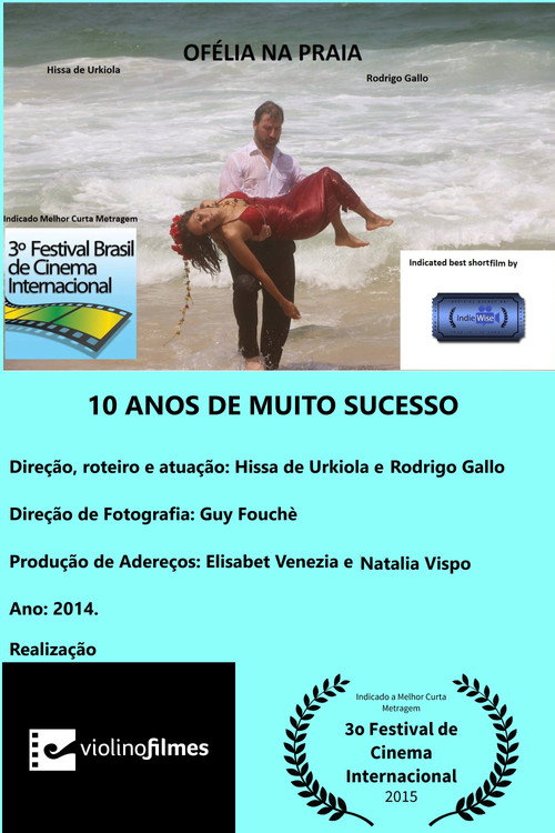 Movie poster for Ofélia na Praia, versão estendida (2014)