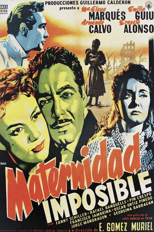 Movie poster for Maternidad imposible (1955)