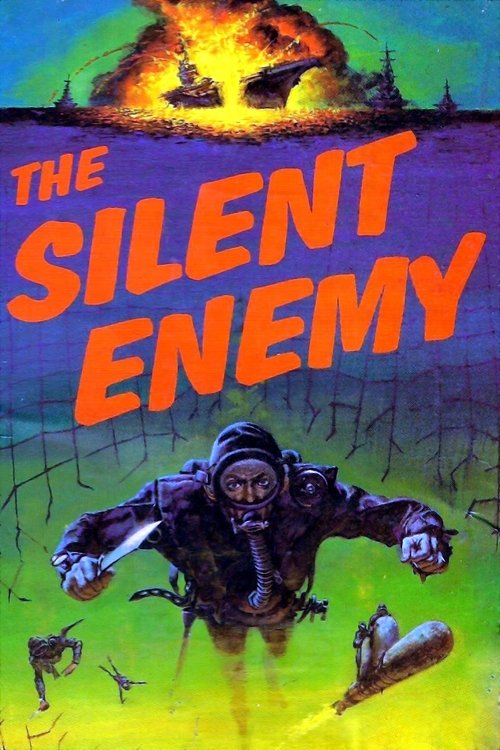 Movie poster for The Silent Enemy (1958)