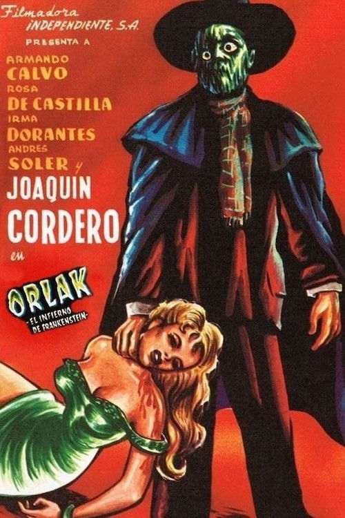 Movie poster for Orlak, the Hell of Frankenstein (1960)