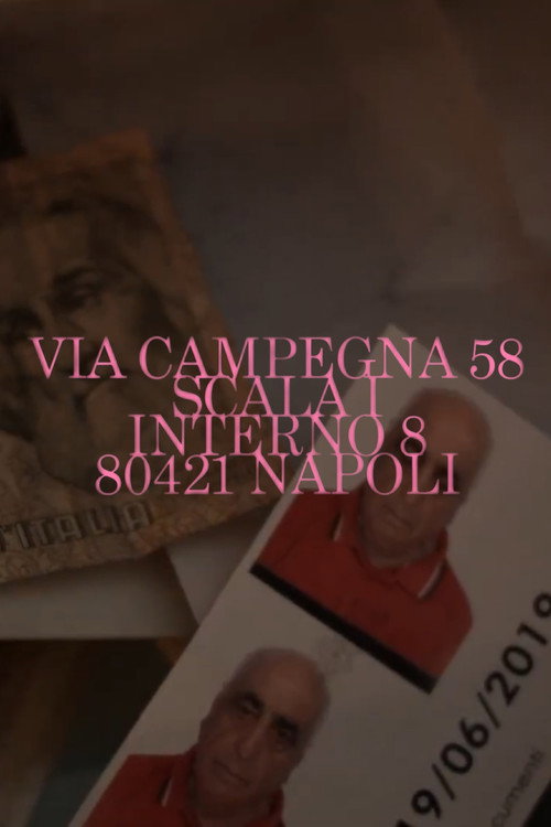 Movie poster for Via Campegna 58, scala I, Interno 8, 80421, Napoli (2024)