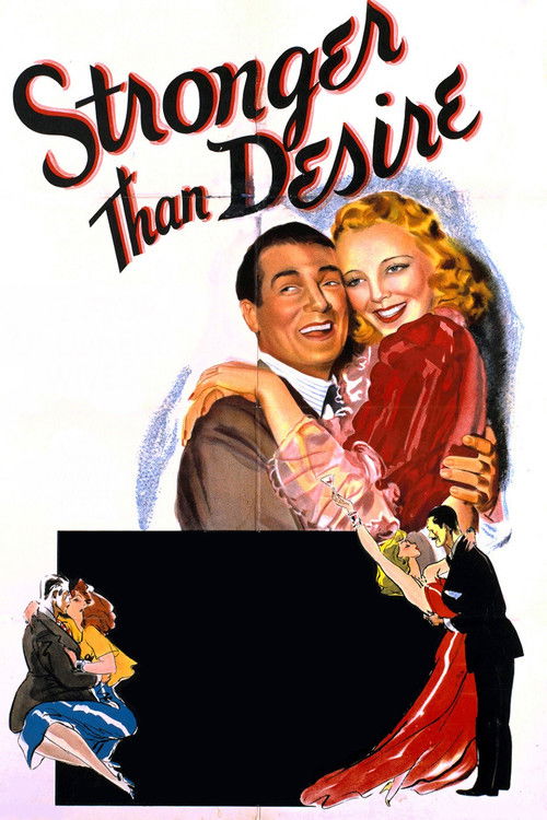 Movie poster for Stronger Than Desire (1939)