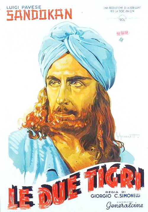 Movie poster for Le due tigri (1941)