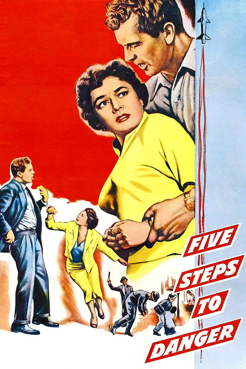 Movie poster for 5 Steps to Danger (1956)