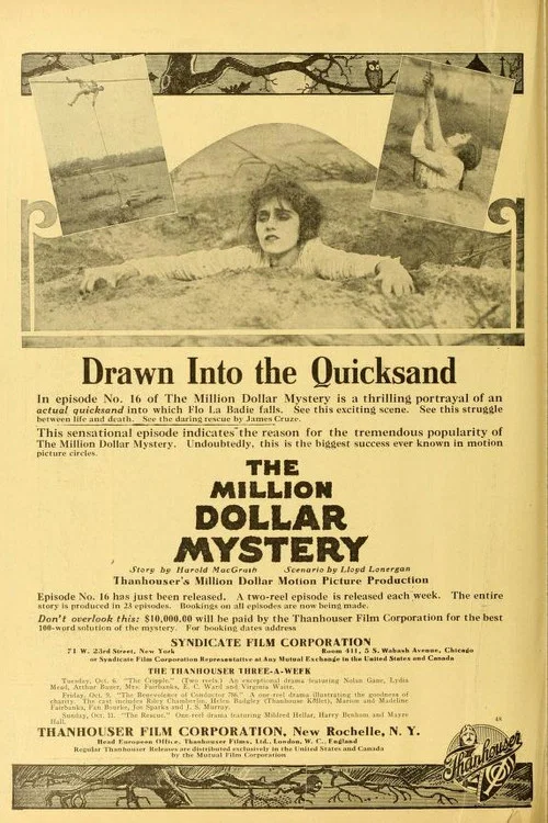 Movie poster for The Million Dollar Mystery (1914)