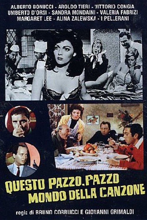 Movie poster for Questo pazzo, pazzo mondo della canzone (1964)
