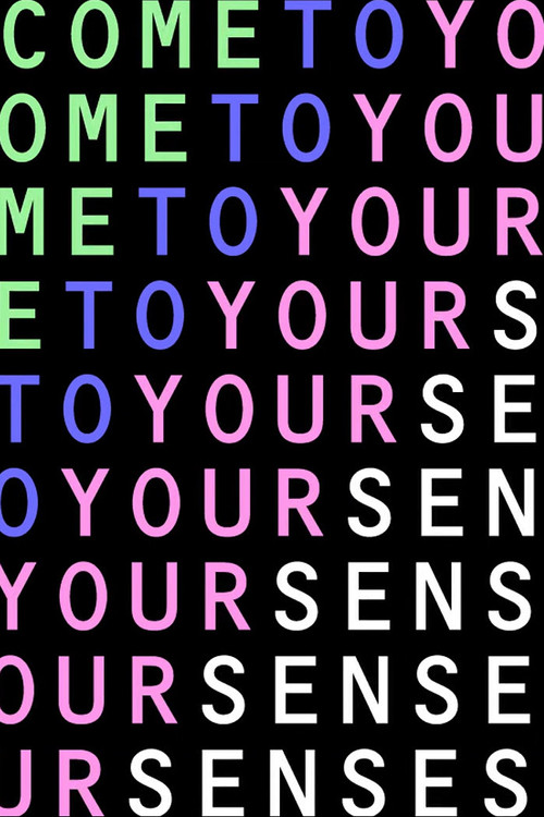 Movie poster for Come To Your Senses (2020)
