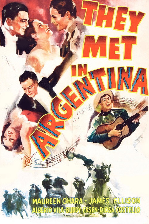 Movie poster for They Met in Argentina (1941)