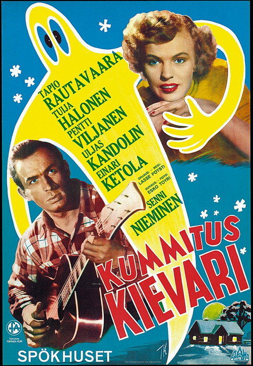 Movie poster for Kummituskievari (1954)