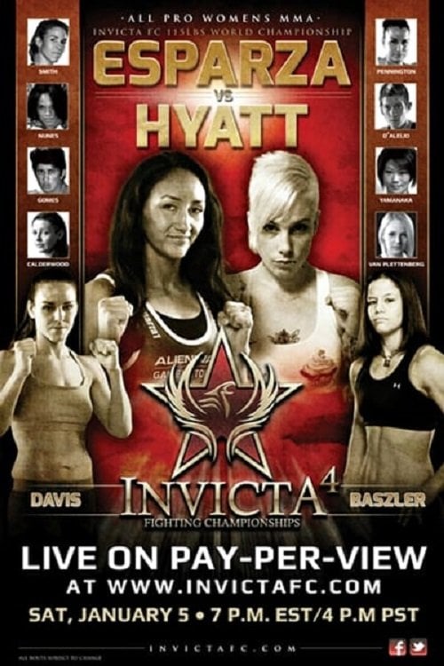 Movie poster for Invicta FC 4: Esparza vs. Hyatt (2013)