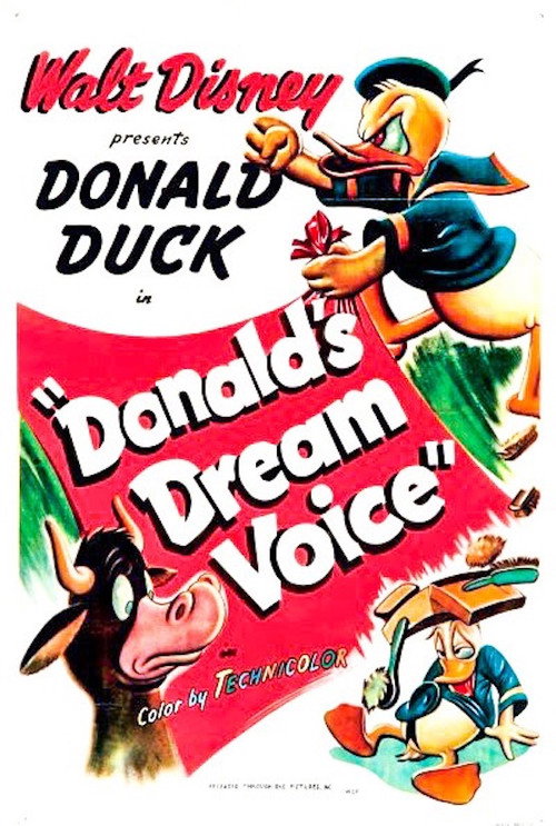 Movie poster for Donald's Dream Voice (1948)