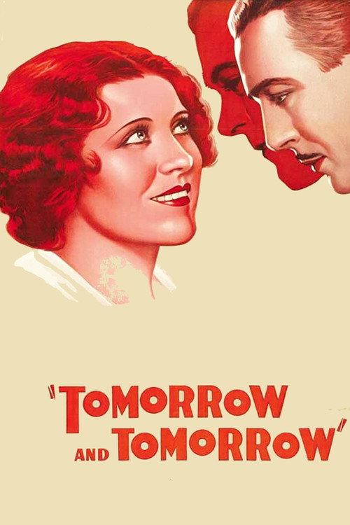 Movie poster for Tomorrow and Tomorrow (1932)