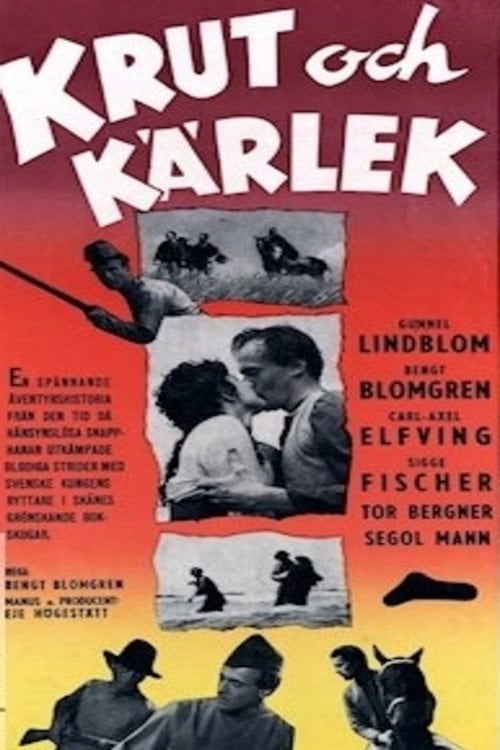 Movie poster for Krut och kärlek (1956)
