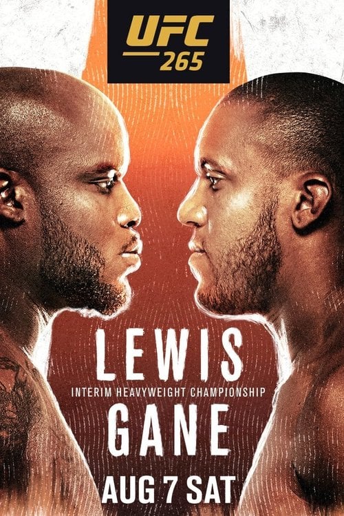 Movie poster for UFC 265: Lewis vs. Gane (2021)