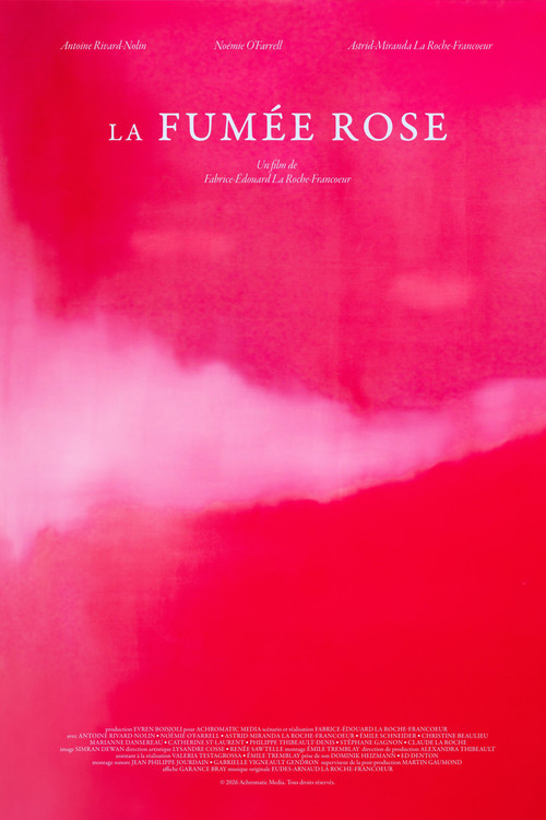 Movie poster for La fumée rose