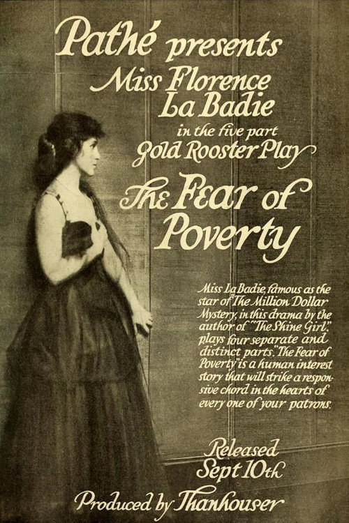 Movie poster for The Fear of Poverty (1916)