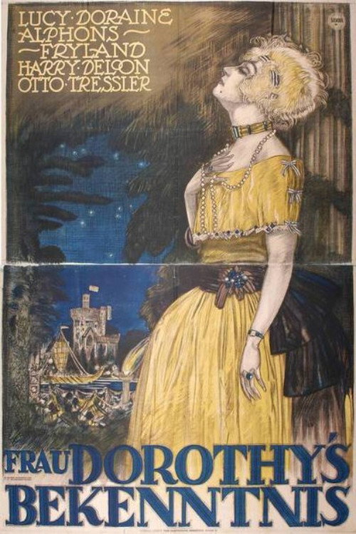 Movie poster for Mrs. Dane's Confession (1921)