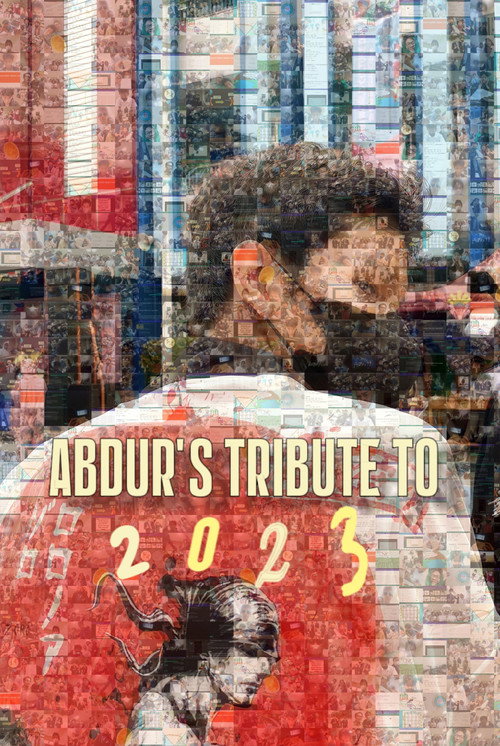Movie poster for Abdur's tribute to 2023 (2023)