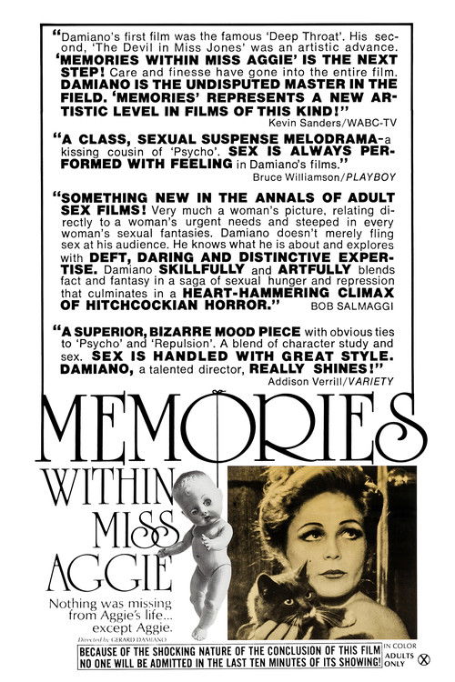 Movie poster for Memories Within Miss Aggie (1974)