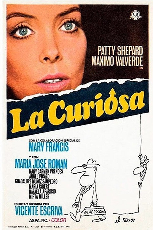 Movie poster for La curiosa (1973)