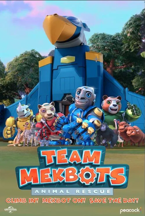Series poster for Team Mekbots: Animal Rescue (2025)