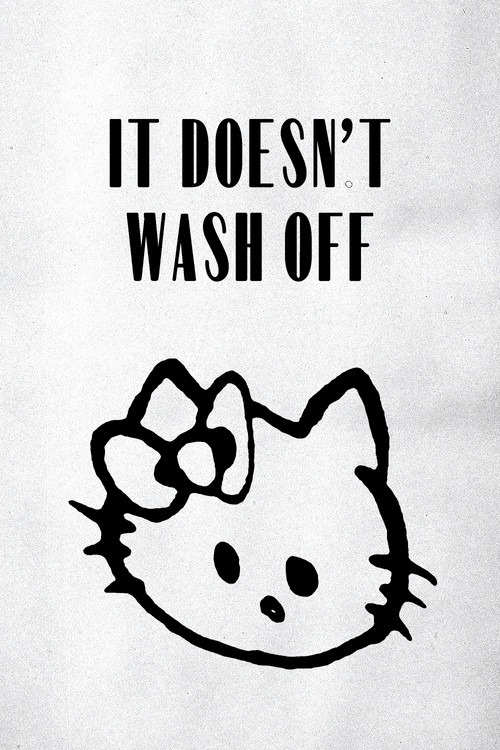 Movie poster for It Doesn't Wash Off (2023)