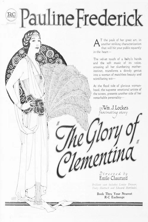 Movie poster for The Glory of Clementina (1922)