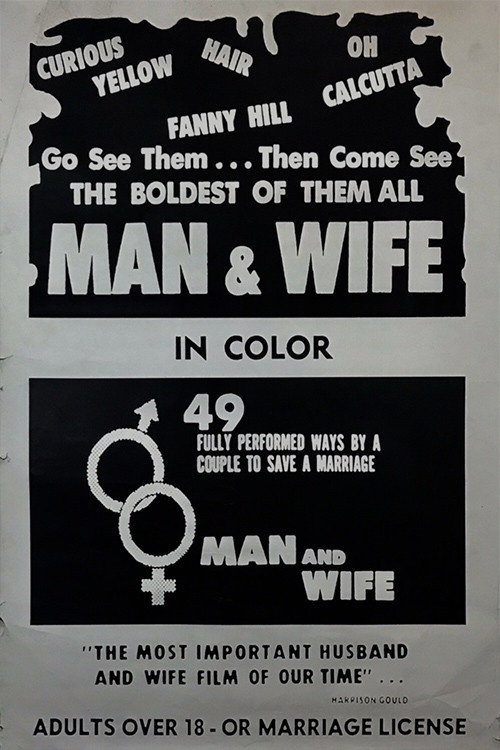 Movie poster for Man & Wife: An Educational Film for Married Adults (1969)