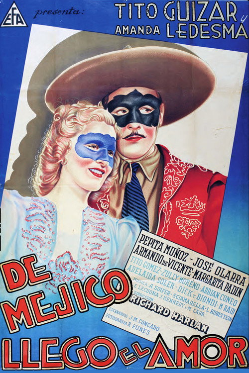 Movie poster for De México llegó el amor (1940)