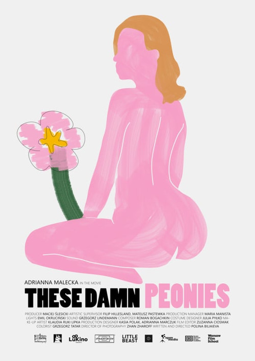 Movie poster for These Damn Peonies (2023)