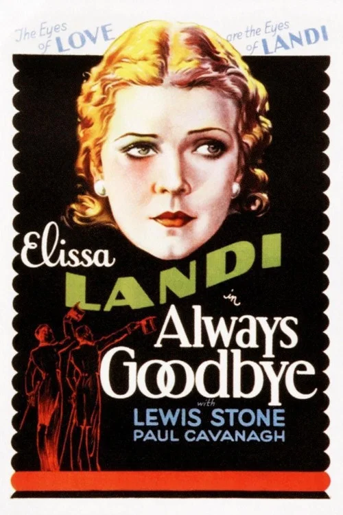 Movie poster for Always Goodbye (1931)
