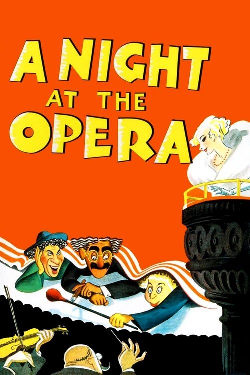 Movie poster for A Night at the Opera (1935)