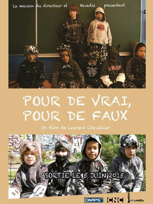 Movie poster for Pour de vrai, pour de faux (2015)