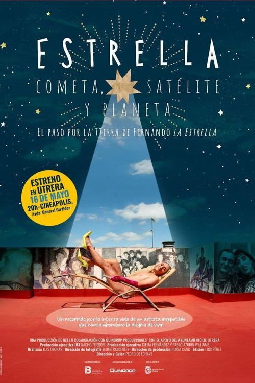 Movie poster for Estrella, cometa, satélite y planeta (2025)