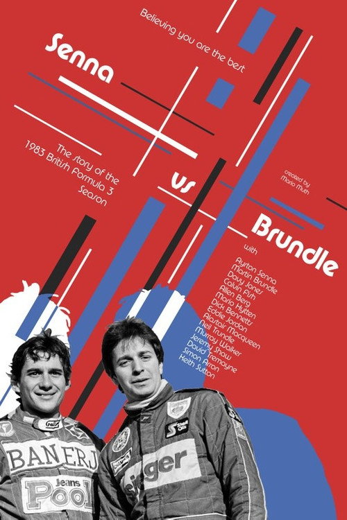 Movie poster for Senna vs Brundle (2016)